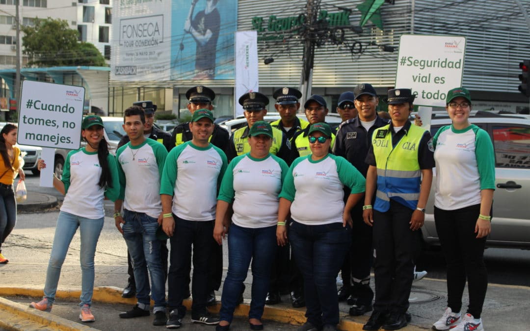 Cervecerías Barú Panamá, Ricardo Pérez, Gente TVN y la Policía Nacional, en alianza Unidos por la Seguridad Vial