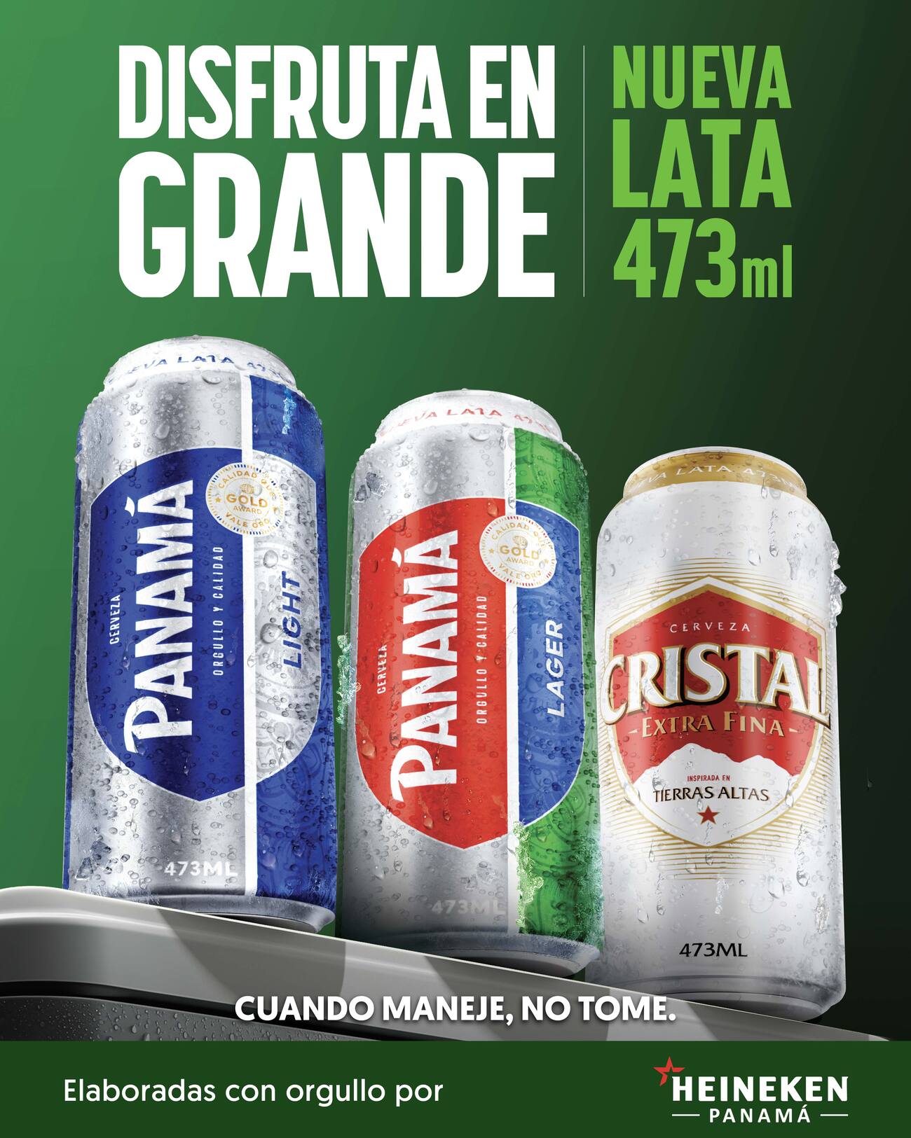HEINEKEN PANAMÁ LANZA SU NUEVA LATA DE 473 ML HEINEKEN PANAMÁ LANZA SU NUEVA LATA DE 473 ML