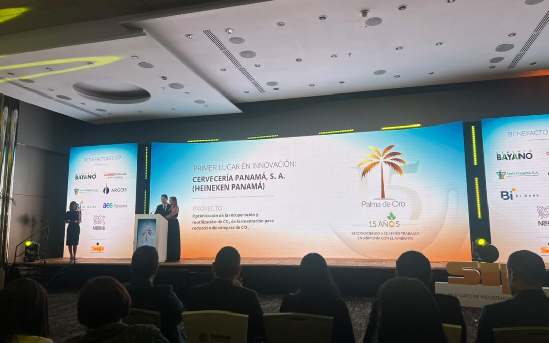 HEINEKEN PANAMÁ RECIBE EL PREMIO PALMA DE ORO DEL SINDICATO DE INDUSTRIALES DE PANAMÁ